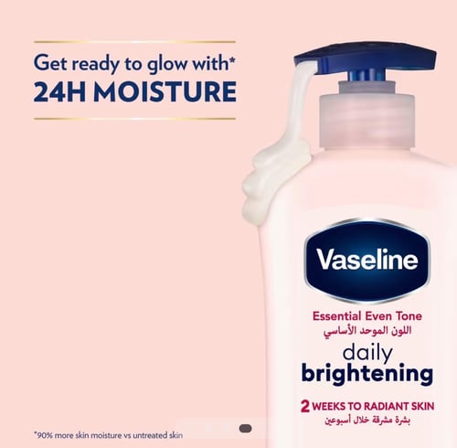 فازلين لوشن اللون الموحد الأساسي لتفتيح البشرة - 4...