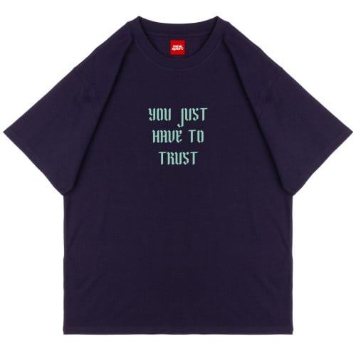 تيشيرت اوفر سايز كحلي 0590