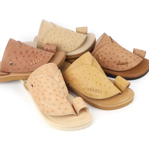 حذاء سعودي مختلف جلد النعام الطبيعي 3rd Collection