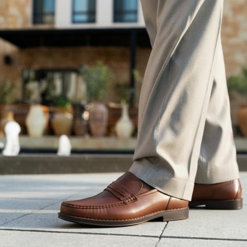 حذاء (CLASSIC) Dress Comfort جلد بقر طبيعي باللون...
