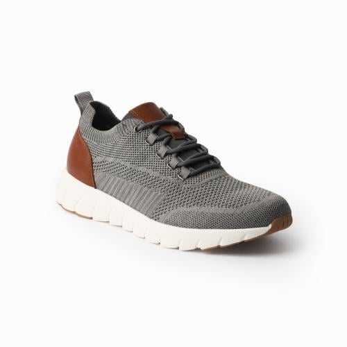 حذاء (DAILY) كاجول عصري بتصميم فاخر باللون الرمادي