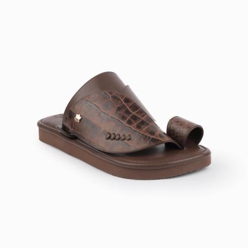 حذاء سعودي مودرن باللون البني 4st Collection