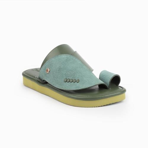 حذاء سعودي مودرن باللون الأخضر 3st Collection