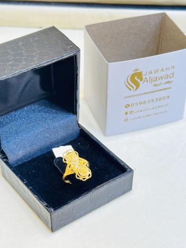 خاتم عيار 21 موديل هندي