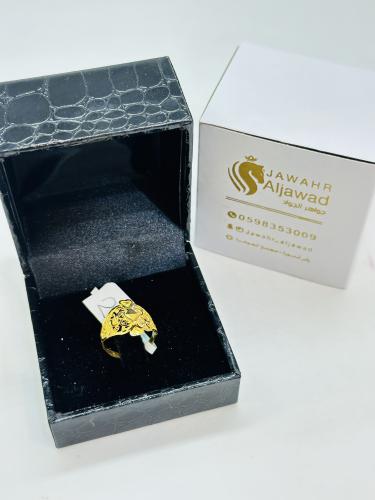 خاتم عيار 21 موديل سعودي 017