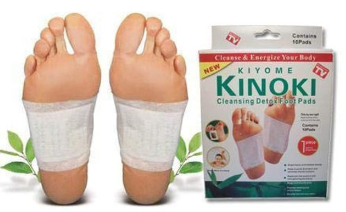 اللاصقات المزيلة للسموم عن طريق القدمين kinoki