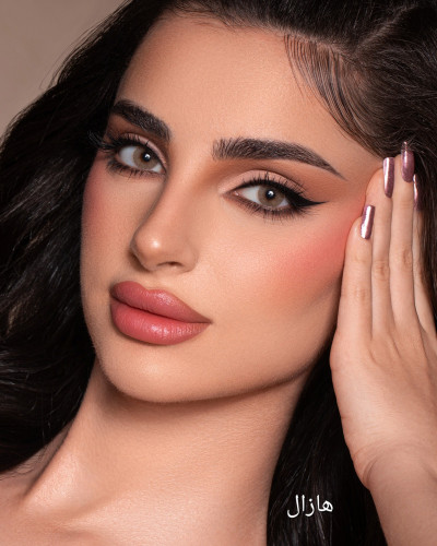 عدسات ذهبي هازال