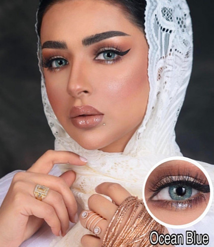 عدسات ملونة من براوني بوني – اوشن بلو