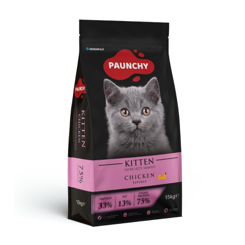 بانشي طعام جاف للقطط الصغيرة بالدجاج 15 كجم