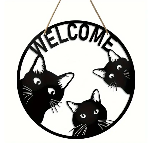 لوحة خشبية دائرية ديكور مقاس(8سم*20سم)