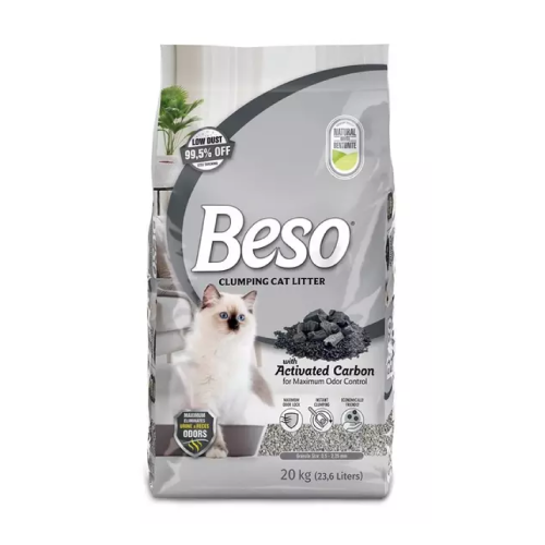 رمل قطط بيسو بالكربون الفعال 10لتر