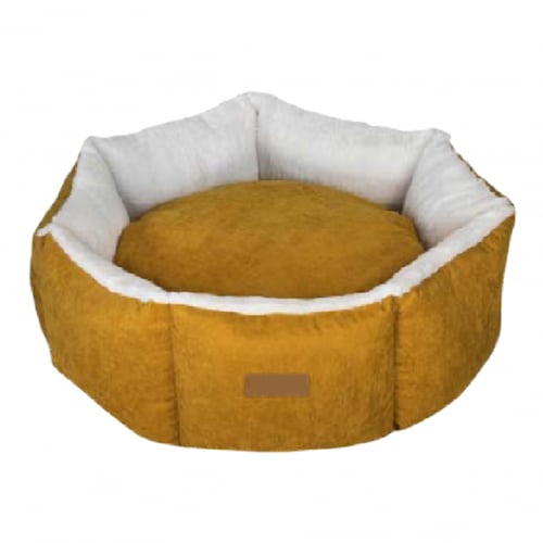 سرير CUPCAKE مخمل مع فراء ناعم (24× 60 ×60)سم