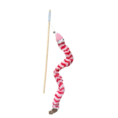 سنارةمع جرس علي شكل دودة من الفرو والريش