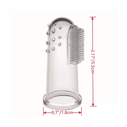 فرشاة تنظيف الاسنان للقطط والكلاب سهلة الاستخدام