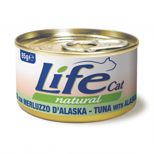 كرتون لايف كات طعام رطب تونا مع سمك ألاسكا بولوك 8...