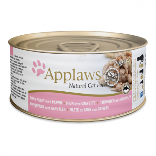 كرتون ابلاوز طعام رطب للقطط شرائح التونا مع الجمبر...