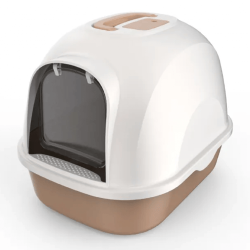 ليتر بوكس مغلق حجم كبير مع مجرفة وفلتر ماص للروائح...