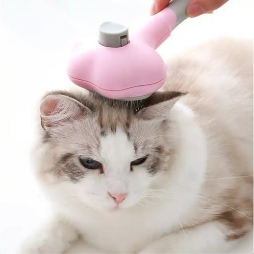 مشط للقطط والكلاب مع ضغاط