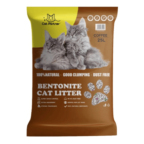 رمل Cat Partner تركي بعدة روائح 25 لتر