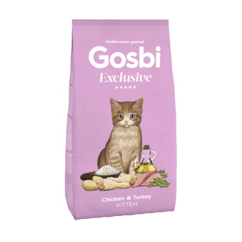 Gosbiاكل جاف للقطط الصغيرة بالدجاج والديك الرومي1....