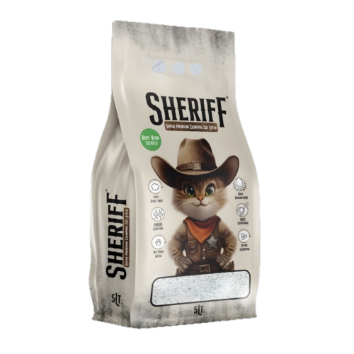 رمل قطط تركي من شيريف امتصاص قوي - الوفيرا 10 لتر