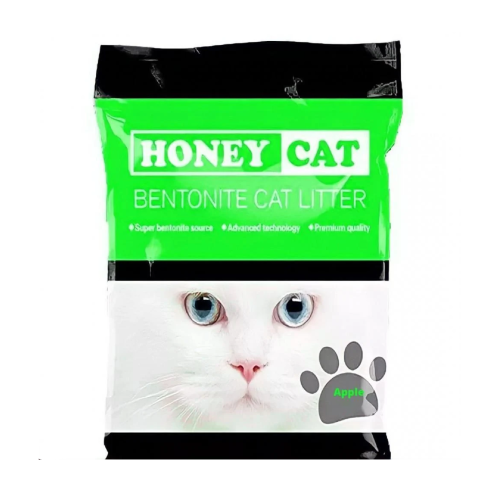 HONEY CAT رمل للقطط برائحة التفاح 10 لتر