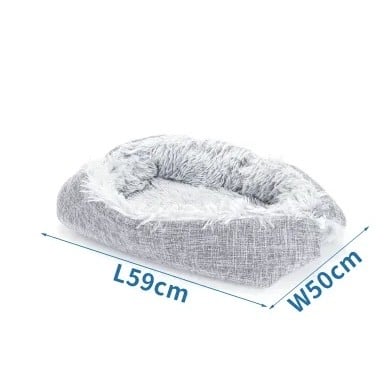 وسادة من الفرو الناعم يمكن تشكيلها سرير