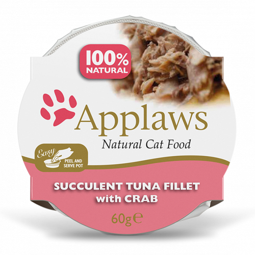 ابلاوز طعام رطب سمك التونا مع السلطعون 60 غرام