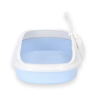 ليتر بوكس بحواف عالية مع مجرفة مقاس L