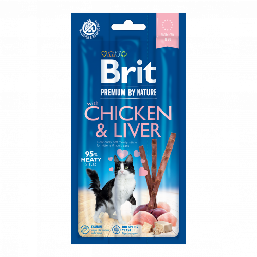 بريت مكافأة لينة بالدجاج والكبد-3 اعواد