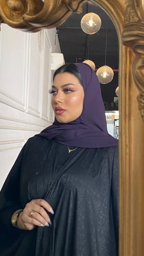 طرحة بنفسجي غامق