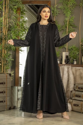 عباية بشك خلفي أنيق