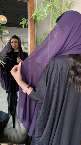 طرحة بنفسجي غامق