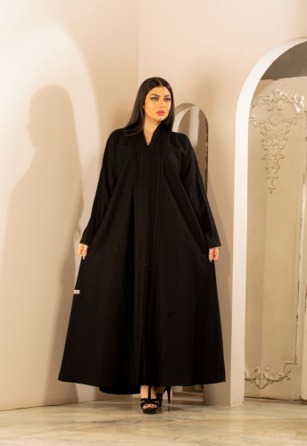عباية كتان اسود