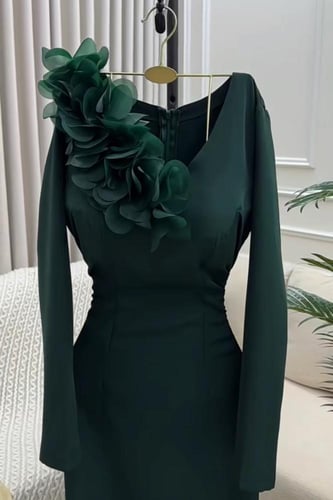 فستان سهرة باربي بورود اورقنزا بارزة