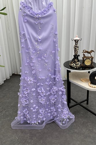 فستان سهره توب مورد بشال خارجي