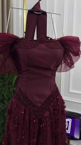 فستان سهره مطرز