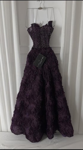 فستان سهره بقماش الورد