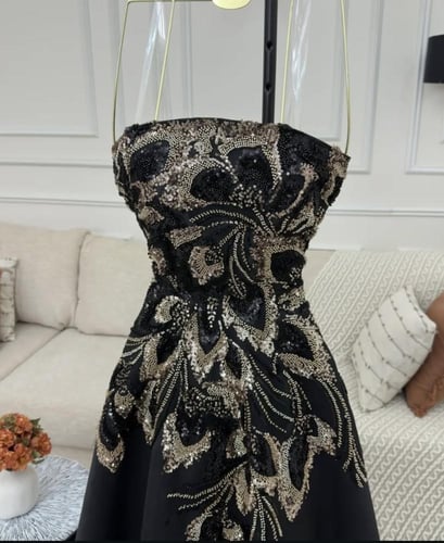 فستان سهره ميكادو مطرز