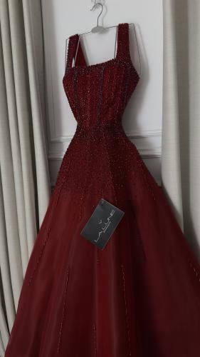 فستان سهره بتطريز راقي ومميز