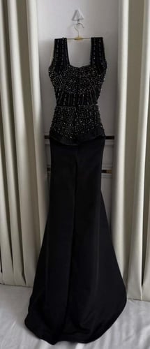 فستان سهرة كورسية اسود