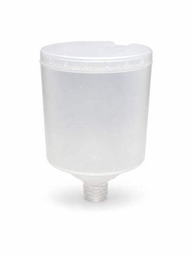 Plastic gear oil filling