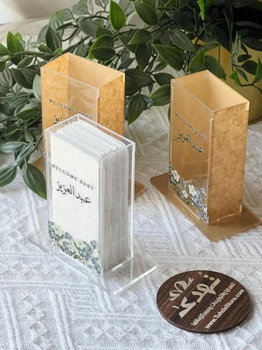 4 استاند مناديل مستطيل