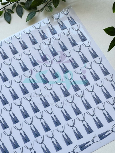 استكر DTF اسطح دناديش كحلي