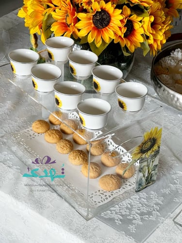 صينية تقديم قهوة و حلا