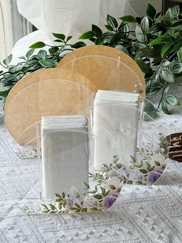 4 استاند مناديل بطباعة