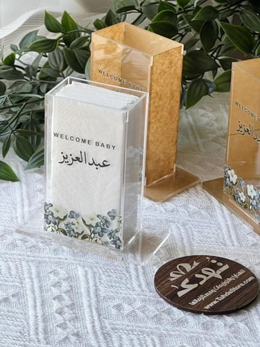 4 استاند مناديل مستطيل