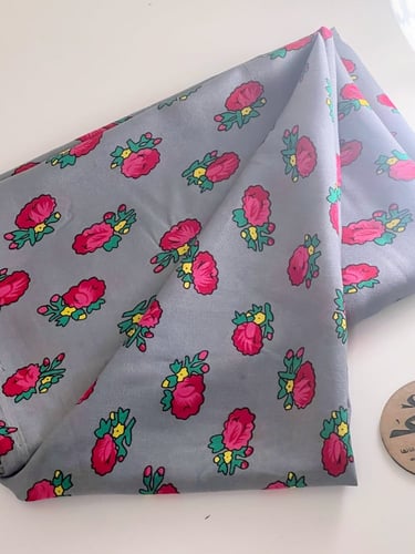 قماش شالكي رمادي