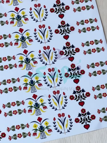 استكر DTF اسطح زخرفة شالكي