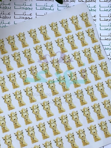 استكر DTF اسطح فيس ناقة